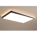 Modern Contemporary Rectangle Stainless Steel Flush Mount Ceiling Light