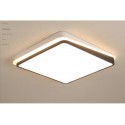 Modern Contemporary Square Stainless Steel Flush Mount Ceiling Light