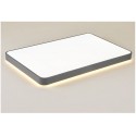 Modern Contemporary Rectangle Stainless Steel Flush Mount Ceiling Light