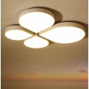 Modern Contemporary Macaron Children's Room Stainless Steel Flush Mount Ceiling Light