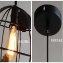 Country Vintage Globe Metal Pendant Light