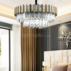 Round Ceiling Lamp Pendant Light Modern Glass Light Fixture Living Room Bedroom
