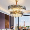 Nordic Modern Glass Pendant Light Round Chandelier Living Room Bedroom