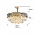 Round Glass Pendant Light Nordic Style Glass Chandelier Bedroom Living Room