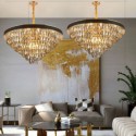 Modern Simple Glass Pendant Lamp Luxury Conical Chandelier Bedroom living Room