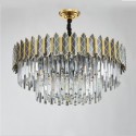 Modern Round Glass Chandelier Decorative Pendant Light Living Room Study