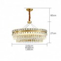 Glass Pendant Light Modern Minimalist Circular Chandelier Living Room Study