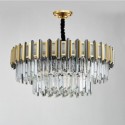 Modern Simple Circular Chandelier Glass Pendant Light Living Room Study