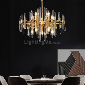 Modern Minimalist Glass Chandelier Decorative Pendant Light Living Room Dining Room