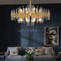 Modern Minimalist Glass Chandelier Decorative Pendant Light Living Room Dining Room