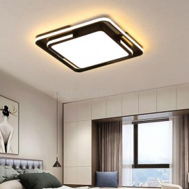 Modern Simple Flush Mount Ceiling Light Square Acrylic Light Fixture Bedroom Living Room