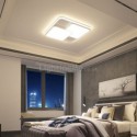 Modern Geometric Flush Mount Ceiling Light Acrylic Decoration Light Bedroom Living Room