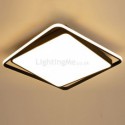 Acrylic Square Flush Mount Ceiling Light Modern Minimalist Light Fixture Living Room Office