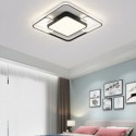 Modern Acrylic Flush Mount Ceiling Light Creative Black & White Ceiling Light Bedroom Living Room