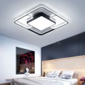 Modern Acrylic Flush Mount Ceiling Light Creative Black & White Ceiling Light Bedroom Living Room