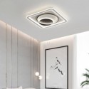 Modern Simple Flush Mount Ceiling Light Square Acrylic Light Fixture Bedroom Living Room