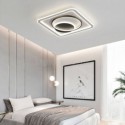 Modern Simple Flush Mount Ceiling Light Square Acrylic Light Fixture Bedroom Living Room