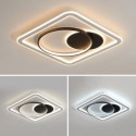 Modern Simple Flush Mount Ceiling Light Square Acrylic Light Fixture Bedroom Living Room