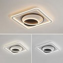 Modern Simple Flush Mount Ceiling Light Square Acrylic Light Fixture Bedroom Living Room