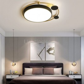 Contemporary Flush Mount Ceiling Light Circle Acrylic Ceiling Light Bedroom Living Room