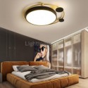 Contemporary Flush Mount Ceiling Light Circle Acrylic Ceiling Light Bedroom Living Room