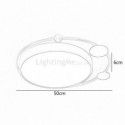 Contemporary Flush Mount Ceiling Light Circle Acrylic Ceiling Light Bedroom Living Room