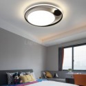 Modern Round Flush Mount Ceiling Light Bedroom Living Room