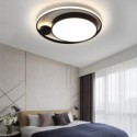 Modern Round Flush Mount Ceiling Light Bedroom Living Room