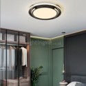 Modern Minimalist Flush Mount Ceiling Light Circular Ceiling Fixture Bedroom Living Room