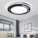 Modern Minimalist Flush Mount Ceiling Light Circular Ceiling Fixture Bedroom Living Room