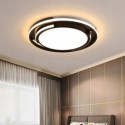 Modern Minimalist Flush Mount Ceiling Light Circular Ceiling Fixture Bedroom Living Room