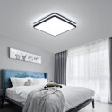 Minimalist Square Flush Mount Ceiling Light Fixture Modern Acrylic Lighting Bedroom Living Room