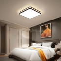 Minimalist Square Flush Mount Ceiling Light Fixture Modern Acrylic Lighting Bedroom Living Room