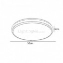 Minimalist Circular Flush Mount Ceiling Light Fixture Modern Acrylic Lighting Bedroom Living Room