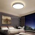 Minimalist Circular Flush Mount Ceiling Light Fixture Modern Acrylic Lighting Bedroom Living Room
