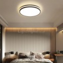 Minimalist Circular Flush Mount Ceiling Light Fixture Modern Acrylic Lighting Bedroom Living Room