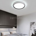 Minimalist Circular Flush Mount Ceiling Light Fixture Modern Acrylic Lighting Bedroom Living Room