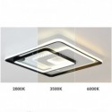 Nordic Style Flush Mount Square Frame Ceiling Fixture Bedroom Living Room