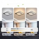 Nordic Style Flush Mount Square Frame Ceiling Fixture Bedroom Living Room