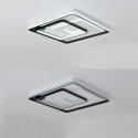 Nordic Style Flush Mount Square Frame Ceiling Fixture Bedroom Living Room