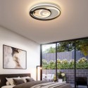 Overlapping Round Flush Mount Ceiling Light Modern Acrylic Light Bedroom Living Room