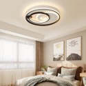 Overlapping Round Flush Mount Ceiling Light Modern Acrylic Light Bedroom Living Room
