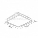 Square Acrylic Flush Mount Ceiling Light Bedroom Living Room