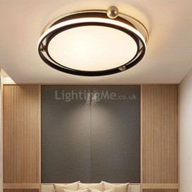 Circular Acrylic Flush Mount Ceiling Light Bedroom Living Room