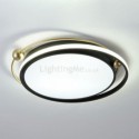 Circular Acrylic Flush Mount Ceiling Light Bedroom Living Room