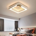 Modern Simple Flush Mount Ceiling Light Square Lighting Bedroom Living Room