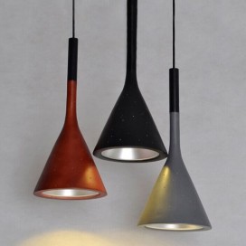 1 Light Vintage Cement Pendant Light