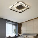 Overlapped Square Flush Mount Ceiling Light Modern Acrylic Fixture Bedroom Living Room