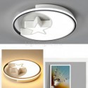 Moon & Star Flush Mount Ceiling Light Bedroom Kids Room