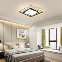 Overlapped Square Flush Mount Ceiling Light Modern Acrylic Fixture Bedroom Living Room